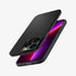 ACS03674 - iPhone 13 Pro Max Case Thin Fit in black showing the back